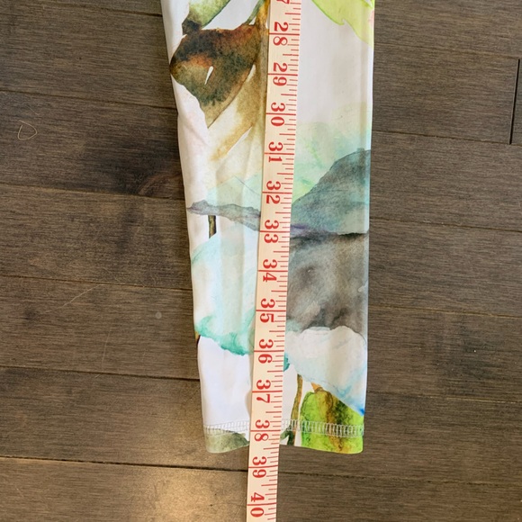 Jala Multicoloured Floral Watercolour Yoga Leggings Women’s M - Picture 3 of 4